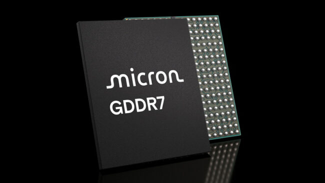 Micron похвасталась разработкой GDDR7 со скоростью выше 40 Гбит/с для видеокарт будущего и ИИ-систем