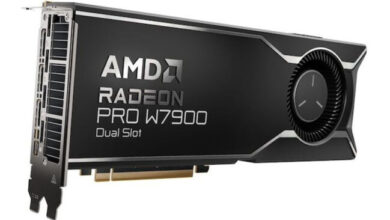 Видеокарта AMD Radeon Pro W7900 в новом исполнении подешевела и стала двухслотовой