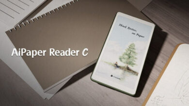 Электронная книга в формате смартфона и с цветным экраном E Ink. AiPaper Reader С работает с Android 16 и стоит 350 долларов