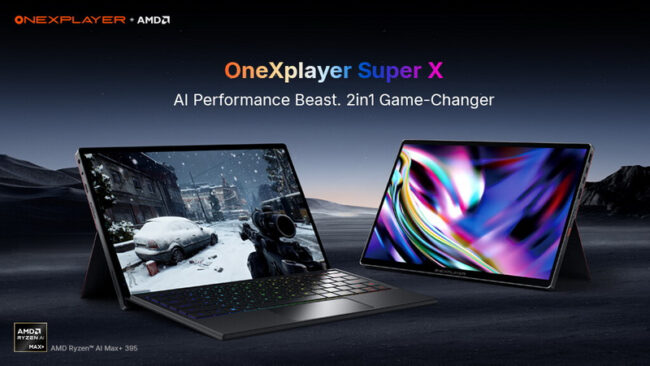 OneXPlayer представила Super X &mdash; геймерский гибрид планшета и ноутбука с Ryzen AI Max+ 395 и жидкостным охлаждением