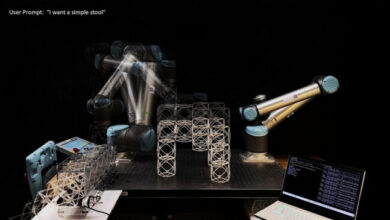 В MIT создали систему, которая по голосовой команде проектирует 3D-объекты и собирает реальный предмет из модульных кубов