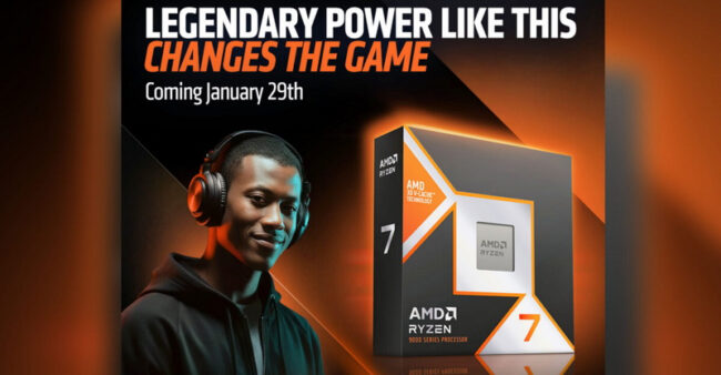 Самый быстрый в мире игровой процессор Ryzen 7 9850X3D поступит в продажу 29 января по цене $499