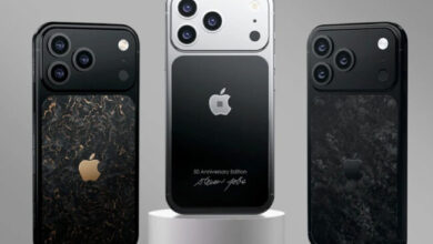 Caviar представила роскошные iPhone 17 в честь 50-летия Apple — есть даже с кусочком водолазки Стива Джобса