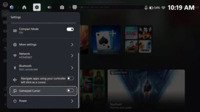 Microsoft выпустила виртуальную мышь Gamepad Cursor для портативных консолей на Windows