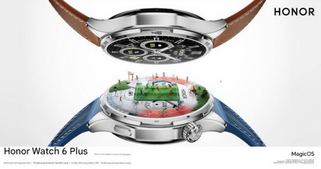 Honor представила смарт-часы Watch 6 Plus с автономностью до 17 дней и ценой от $191