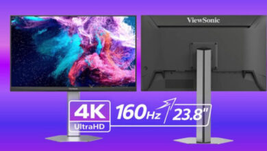 ViewSonic выпустила 23,8-дюймовый 4K-монитор IPS с частотой 160 Гц для геймеров