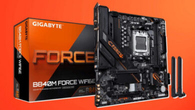 Gigabyte представила бюджетную плату B840M Force WIFI6E с разгоном DDR5 и оптимизациями для Ryzen X3D