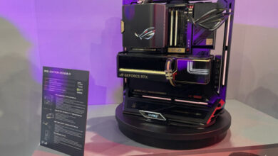 Репортаж со стенда ASUS на Computex 2026: юбилейные материнские платы, огромная видеокарта, быстрые мониторы и другие новинки
