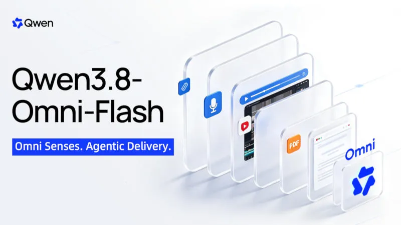 Alibaba выпустила всеядную модель Qwen3.8-Omni-Flash с контекстом на 1 млн токенов